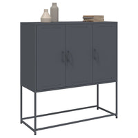 Credenza Antracite 100,5x39x107 cm in Acciaio 846538
