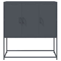 Credenza Antracite 100,5x39x107 cm in Acciaio 846538
