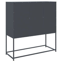 Credenza Antracite 100,5x39x107 cm in Acciaio 846538