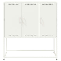 Credenza Bianca 100,5x39x107 cm in Acciaio 846541