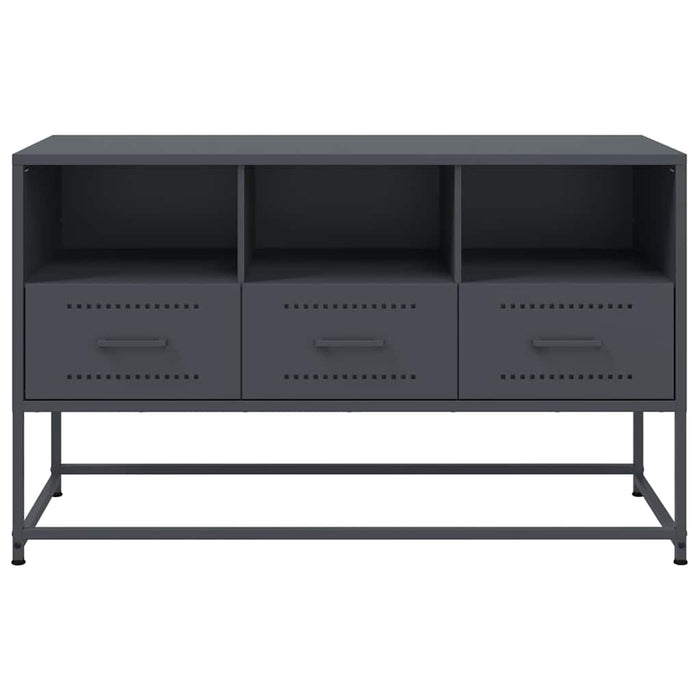 Mobile TV-Credenza TV-Console TV Antracite 100,5x39x60,5 cm in Acciaio 510155