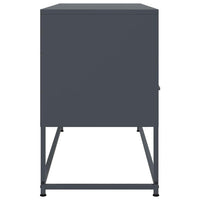 Mobile TV-Credenza TV-Console TV Antracite 100,5x39x60,5 cm in Acciaio 510155