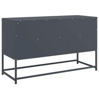 Mobile TV-Credenza TV-Console TV Antracite 100,5x39x60,5 cm in Acciaio 510155