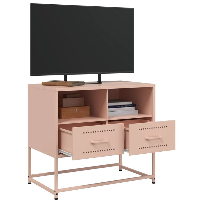 Mobile TV Rosa 68x39x60,5 cm in Acciaio 846549