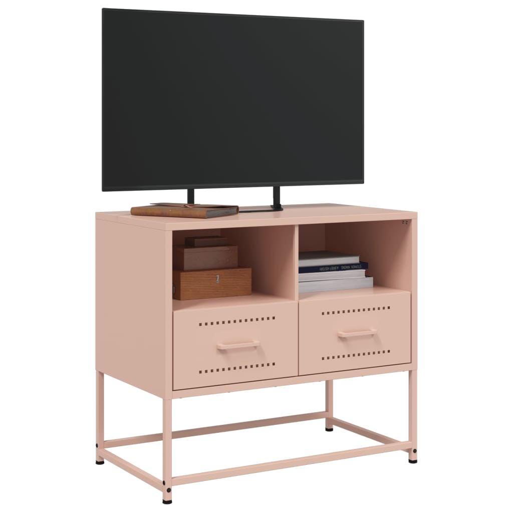 Mobile TV Rosa 68x39x60,5 cm in Acciaio 846549