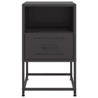 Comodini 2 pz Neri 36x39x60,5 cm in Acciaio 846555