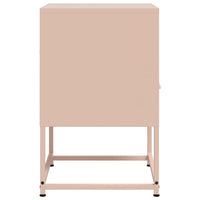 Comodini 2 pz Rosa 36x39x60,5 cm in Acciaio 846557