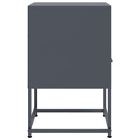 Comodini 2 pz Antracite 36x39x60,5 cm in Acciaio 846559