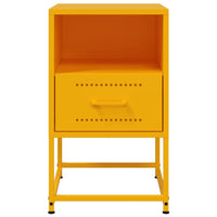 Comodino Giallo Senape 36x39x60,5 cm in Acciaio 846560
