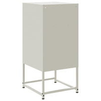 Comodini 2 pz Bianchi 36x39x78 cm in Acciaio 846577