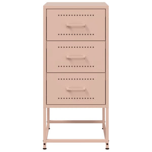 Comodino Rosa 36x39x78 cm in Acciaio 846580