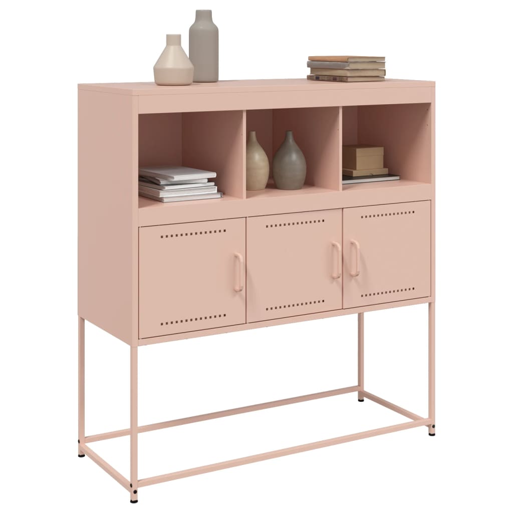 Credenza Rosa 100,5x39x107 cm in Acciaio 846591