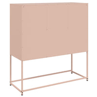 Credenza-Buffet-Armadio da cucina Rosa 100,5x39x107 cm in Acciaio 850878