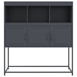 Credenza Antracite 100,5x39x107 cm in Acciaio 846592