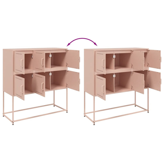 Credenza Rosa 100,5x39x107 cm in Acciaio 846597