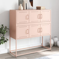 Credenza Rosa 100,5x39x107 cm in Acciaio 846597