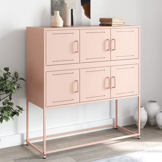 Credenza Rosa 100,5x39x107 cm in Acciaio 846597