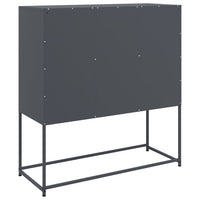Credenza Antracite 100,5x39x107 cm in Acciaio 846598