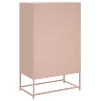 vidaXL Credenza Rosa 68x39x111,5 cm Acciaio