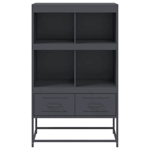 Credenza Antracite 68x39x111,5 cm Acciaio 846604