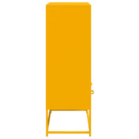 Credenza Giallo Senape 68x39x111,5 cm in Acciaio 846605