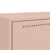 vidaXL Credenza Rosa 68x39x111,5 cm Acciaio