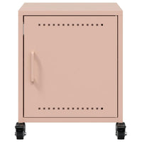 Comodini 2 pz Rosa 36x39x43,5 cm in Acciaio 846617