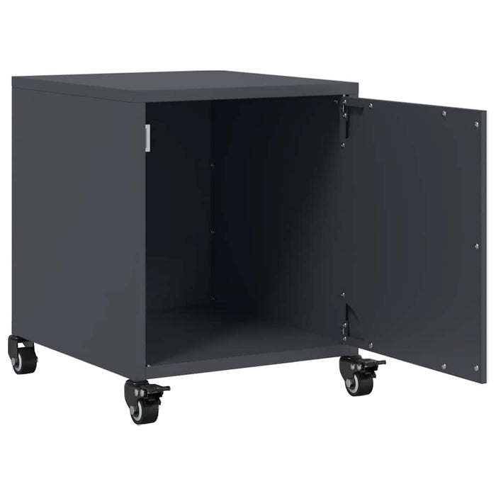 Comodini 2 pz Antracite 36x39x43,5 cm in Acciaio 846619