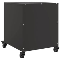 Comodini 2 pz Neri 36x39x43,5 cm in Acciaio 846627