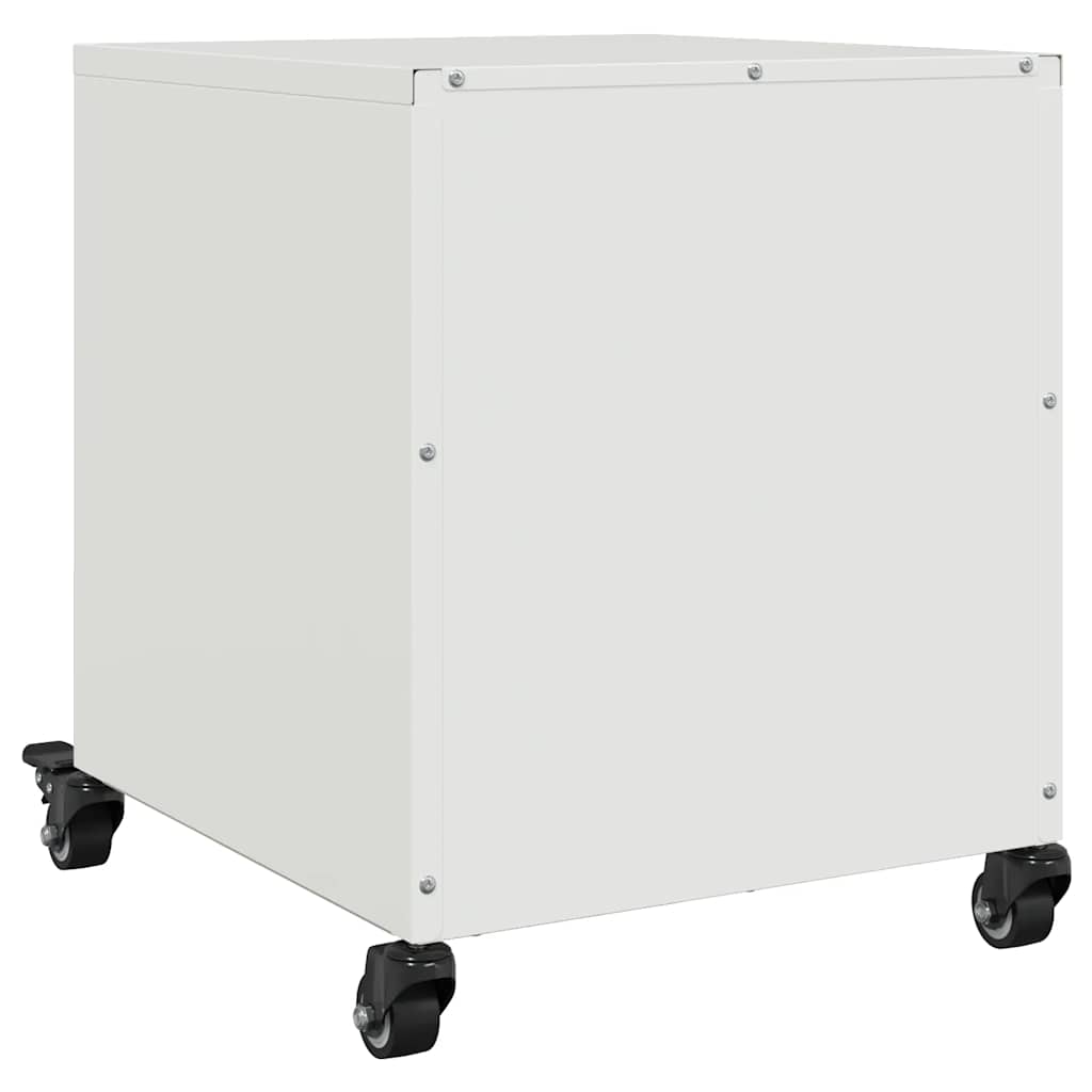 Comodini 2 pz Bianchi 36x39x43,5 cm in Acciaio 846637