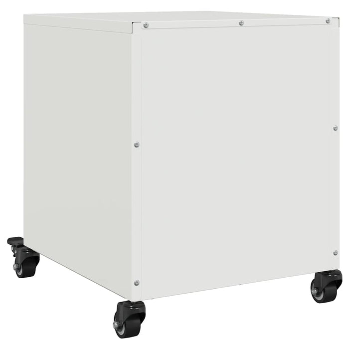 Comodini 2 pz Bianchi 36x39x43,5 cm in Acciaio 846637