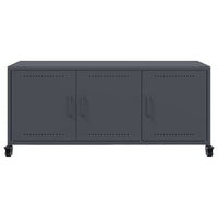 Mobile TV-Credenza TV-Console TV Antracite 100,5x39x43,5 cm Acciaio 260871