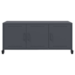 Mobile TV-Credenza TV-Console TV Antracite 100,5x39x43,5 cm Acciaio 260871