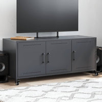 Mobile TV-Credenza TV-Console TV Antracite 100,5x39x43,5 cm Acciaio 260871