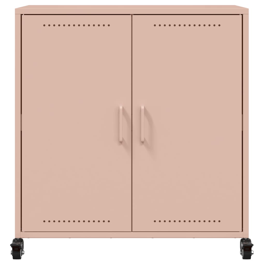 Credenza-Buffet-Armadio da cucina Rosa 68x39x72 cm in Acciaio 905646