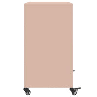 vidaXL Credenza Rosa 68x39x72 cm in Acciaio