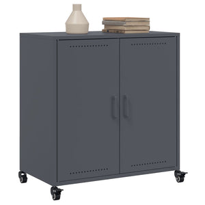 Credenza Antracite 68x39x72 cm in Acciaio