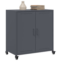 Credenza Antracite 68x39x72 cm in Acciaio 846658