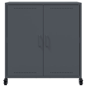 Credenza Antracite 68x39x72 cm in Acciaio