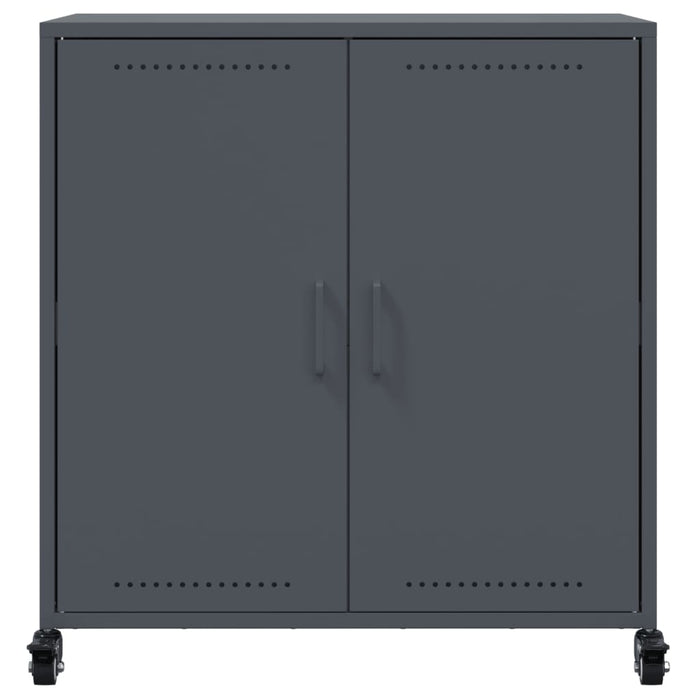 Credenza Antracite 68x39x72 cm in Acciaio