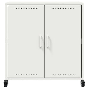 Credenza Bianca 68x39x72 cm in Acciaio 846661