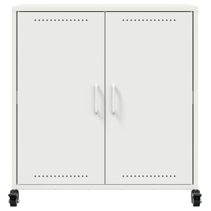 Credenza Bianca 68x39x72 cm in Acciaio 846661