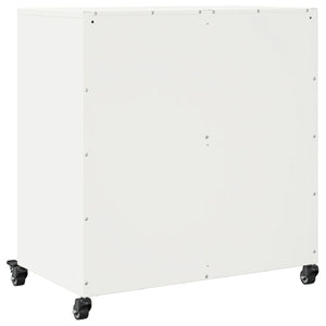 Credenza Bianca 68x39x72 cm in Acciaio 846661