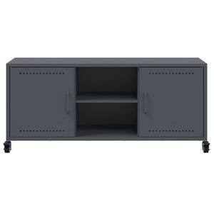 Mobile TV-Credenza TV-Console TV Antracite 100,5x39x43,5 cm Acciaio 552721