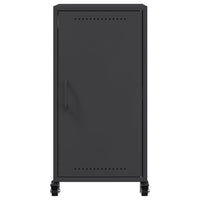 vidaXL Credenza Nera 36x39x72 cm in Acciaio