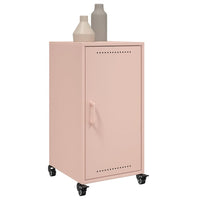 vidaXL Credenza Rosa 36x39x72 cm in Acciaio