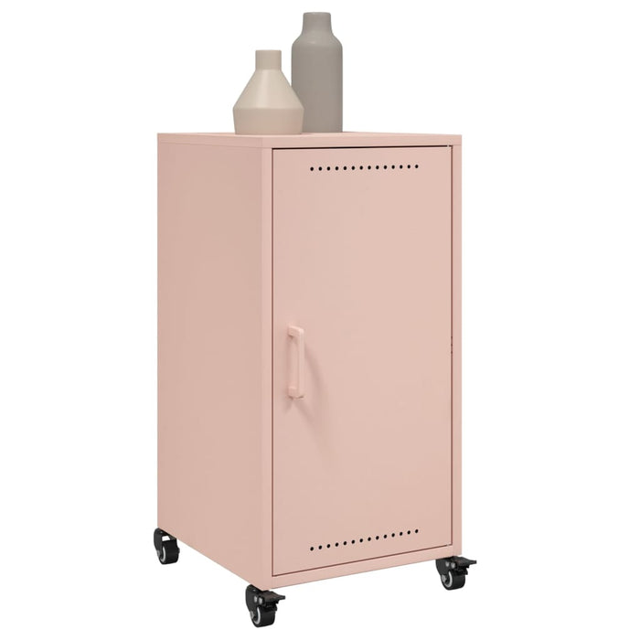 vidaXL Credenza Rosa 36x39x72 cm in Acciaio