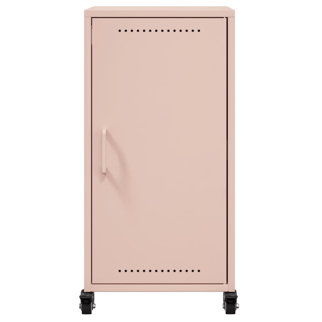 vidaXL Credenza Rosa 36x39x72 cm in Acciaio