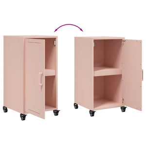vidaXL Credenza Rosa 36x39x72 cm in Acciaio