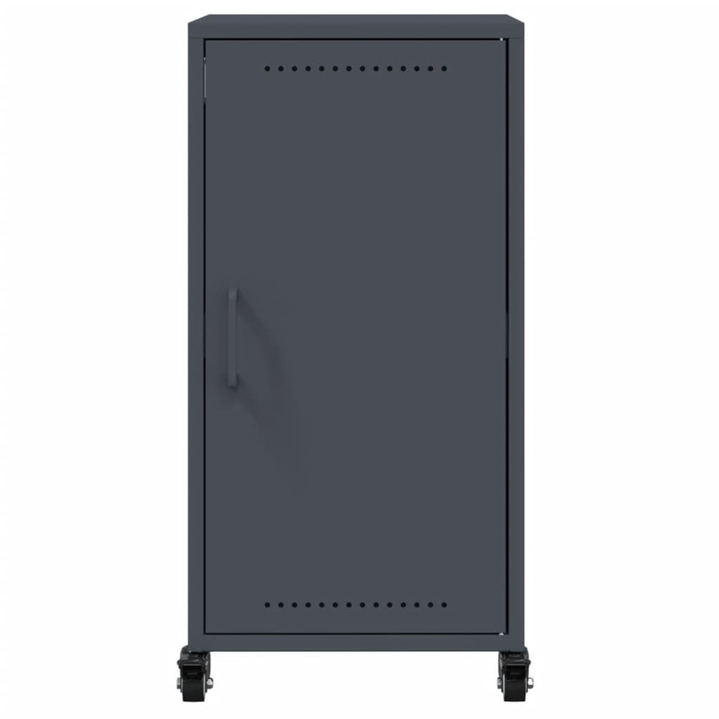vidaXL Credenza Antracite 36x39x72 cm in Acciaio